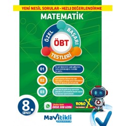 MAVİTİKLİ YAY 8.Sınıf Matematik Aylık Gelişim Denemeleri ( ÖBT ) 28 Deneme